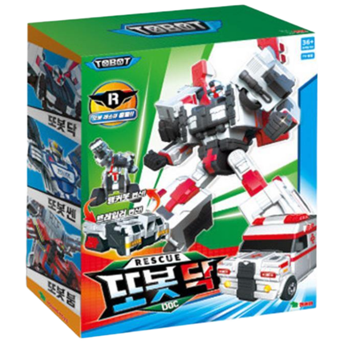 구급차 출동놀이 원터치 간단변신 로봇 또봇 닥 로보트선물 또봇완구, 1개