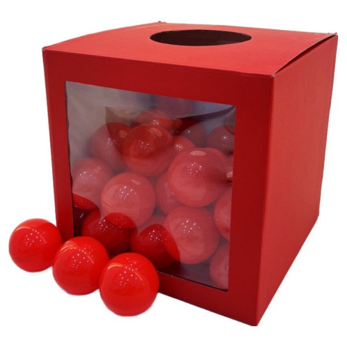 레드 뽑기캡슐 뽑기볼 경품 추첨 행사 뽑기공 가챠볼 가챠캡슐 유얼즈