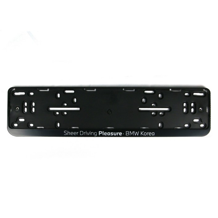정품 BMW 번호판가드 비천공번호판 넘버플레이트, BMW전차종, 비천공 전면, BMW