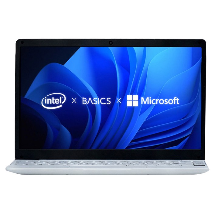 베이직스 2024 베이직북 14 3세대 셀러론 마이크로 소프트 Office Home and Student 2024 패키지, White, 256GB, 8GB, WIN11 Pro, BB1422SS