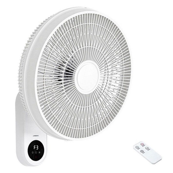 에어보나 리모컨 벽걸이 선풍기 AB508WR, AB508WR