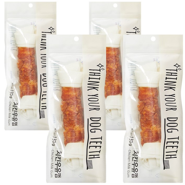 Think your dog teeth 딩고 우유 껌 130g