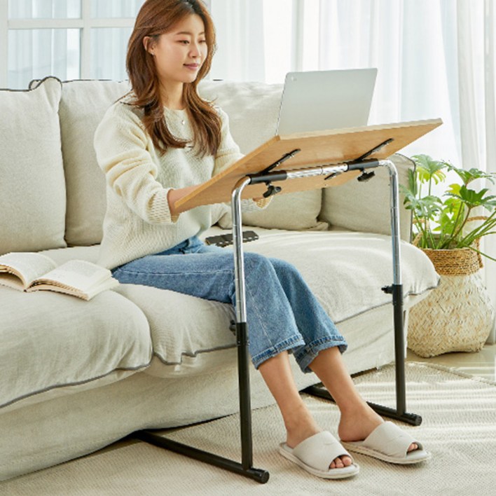 까사마루 오드리 높이조절 테이블
