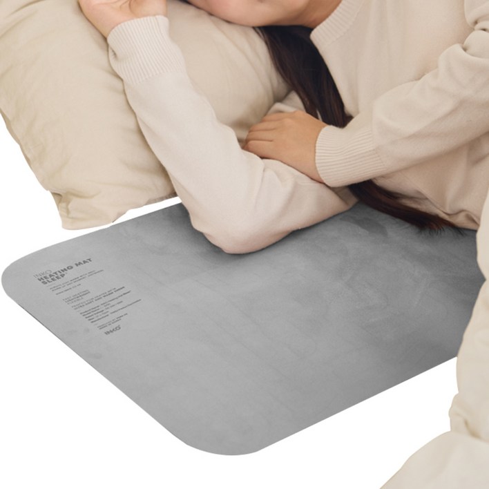 잉코 스웨이드 양면발열 휴대용 전기매트 IS701