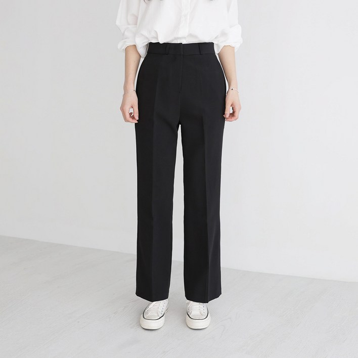 앤드스타일 여성용 숏/롱 기장 스판 일자핏 슬랙스 264346