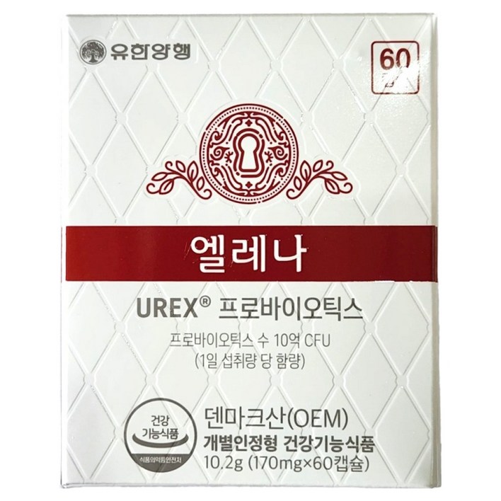엘레나 유산균, 60정, 1개 엘레나 유산균, 60정, 1개