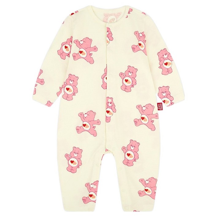 케어베어 유아용 오가닉 긴팔 바디수트