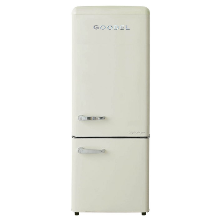 구델 리얼레트로 AI 미니 200L 2도어냉장고 방문설치