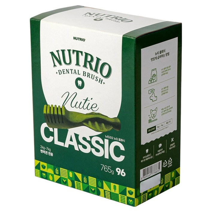 뉴트리오 강아지 덴탈껌 뉴티 클래식, 765g, 1개, 오리지널