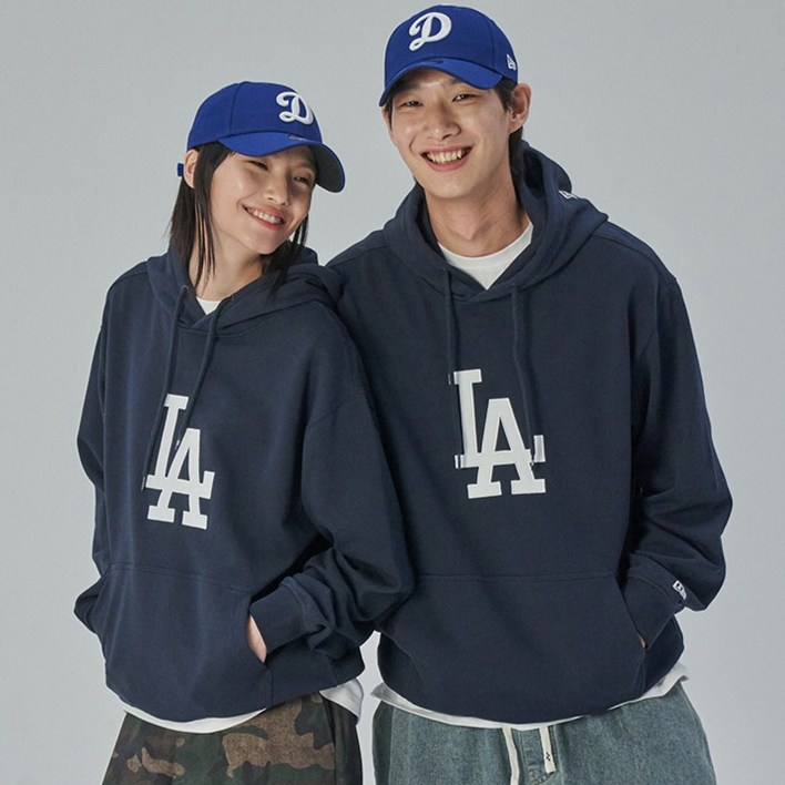 뉴에라 남녀공용 MLB 빅로고 LA 다저스 후드티 14881567