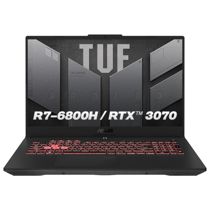 에이수스 TUF 게이밍 A17 라이젠7 라이젠 6000 시리즈 지포스 RTX 3070