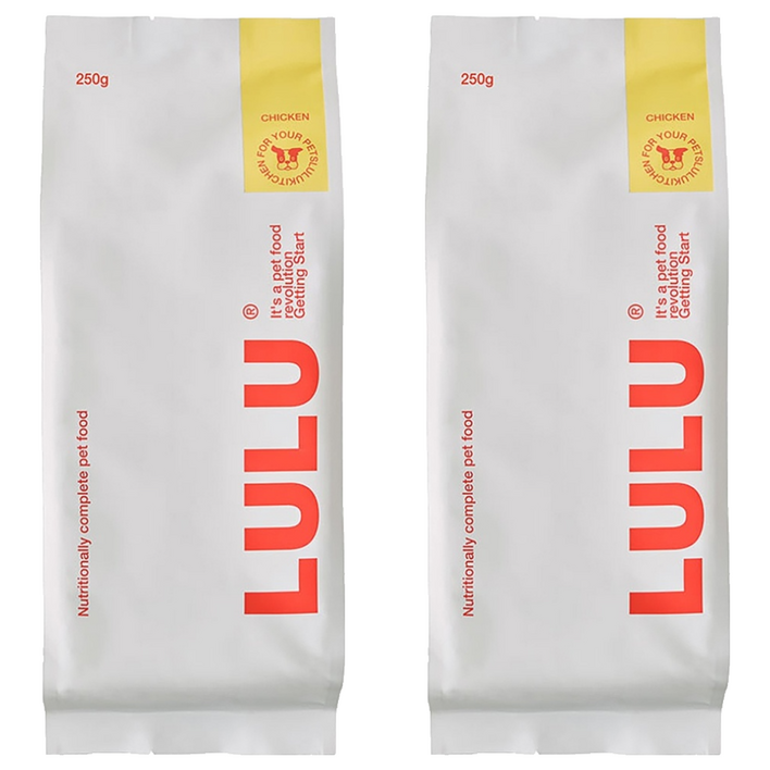 로켓프레시 룰루키친 룰루 치킨 강아지 화식사료 냉동, 닭고기, 250g, 2개