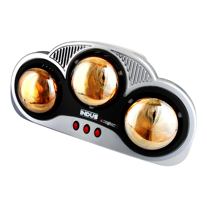 인더스 3구형 욕실램프 히터, INBR750