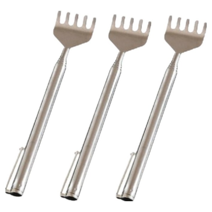 에스에스 5단 접이식 휴대용 스테인레스 효자손 50cm