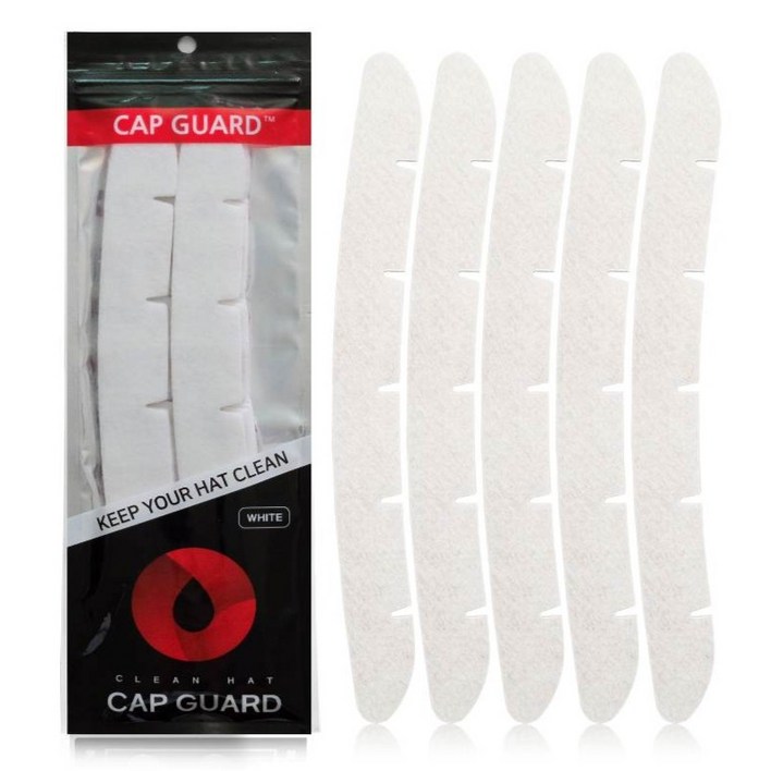 캡가드 스포츠모자 10p, 화이트, 1세트