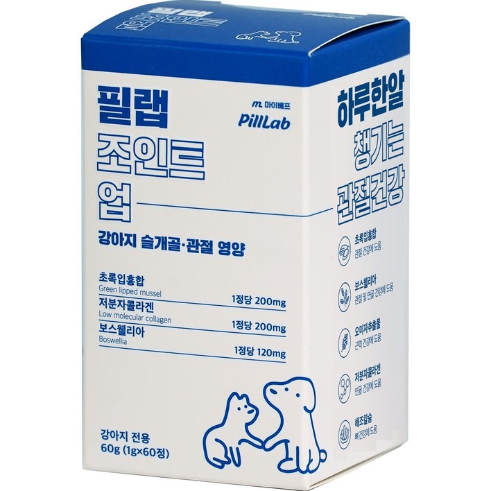 마이베프 강아지 필랩 영양제, 뼈관절강화, 60g, 1개