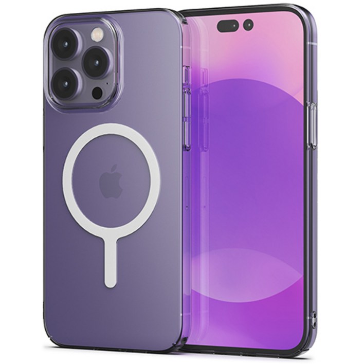 신지모루 맥세이프 변색 없는 1mm 슬림 M 에어로핏 베이직 휴대폰 케이스