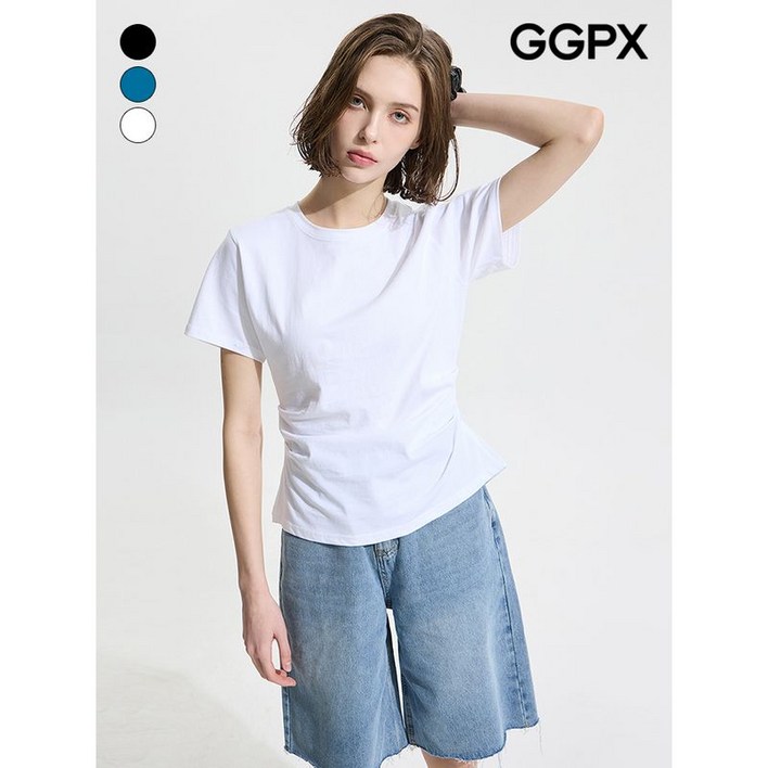 GGPX 사이드 셔링 반팔 티셔츠  GP4TS020F