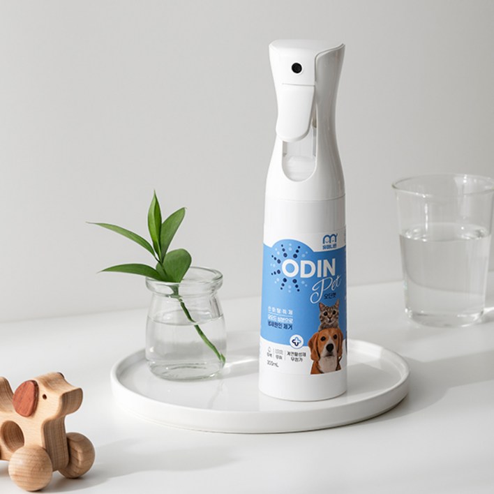 (미국 아마존 판매 1위 동일성분) 휴매니존 오딘펫 300ml 강아지 고양이 소변 오줌 배변냄새 제거, 1개, 300ml