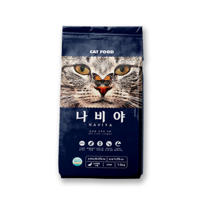 팜스코 나비야 7.5kg 길고양이 길냥이사료 대용량 고양이사료 고양이밥, 7.5kg, 1개