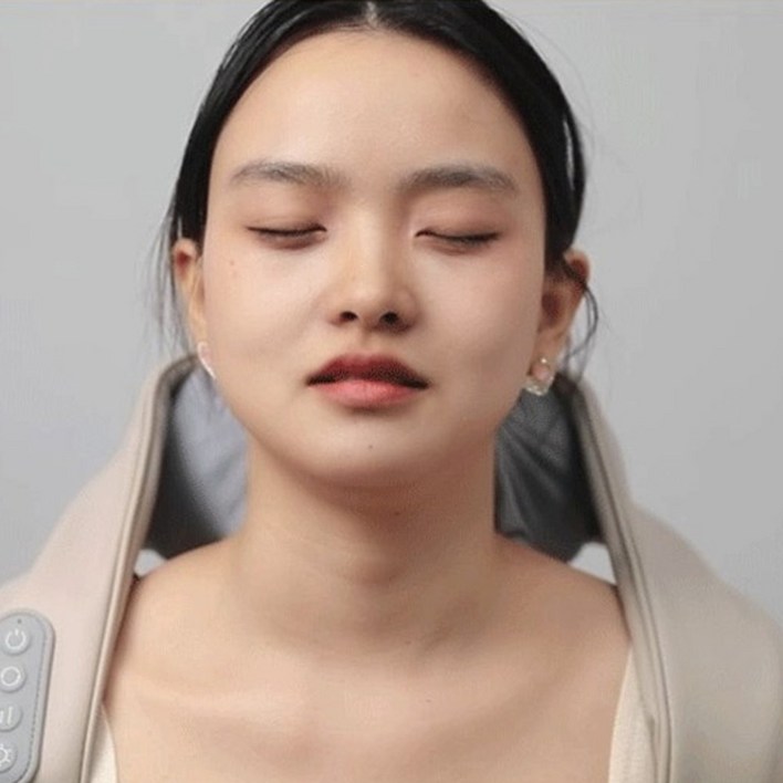 올곧은 어깨 마사지기 무선 목 안마기 승모근 지압