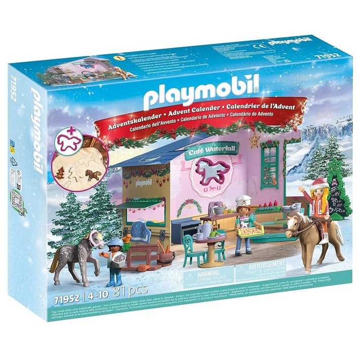 PLAYMOBIL 어드벤트 캘린더 Christmas at the Rider Café 호환