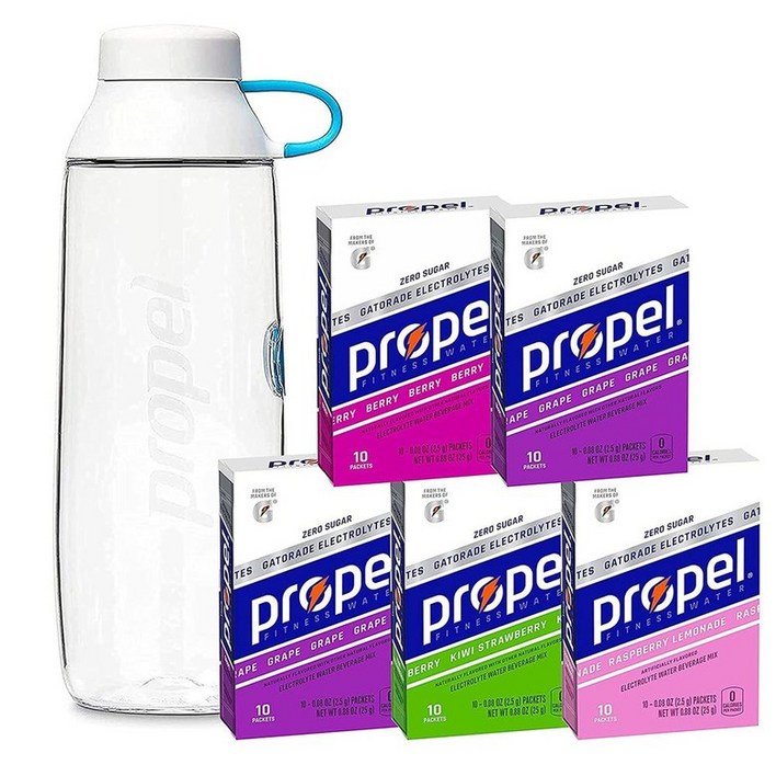 프로펠 전해질 비타민 음료 4가지맛+보틀 병 Propel Powder Packets 0