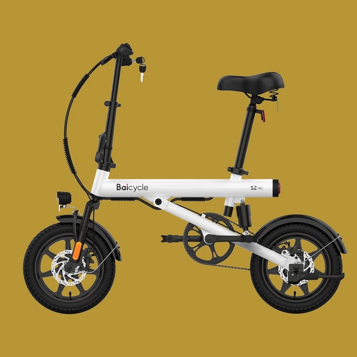 바이사이클 S2 Pro 접이식 14인치 PAS 전기자전거 앞뒤서스펜션 관부가세별도