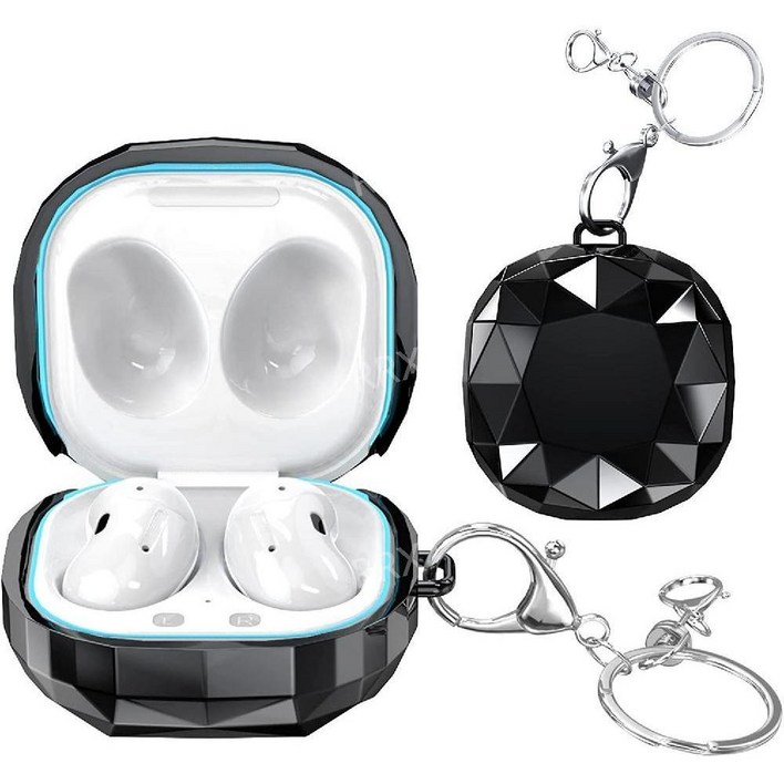 버즈 크리스탈 케이스 Galaxy Buds2 pro Live 블루투스 이어폰 커버 호환