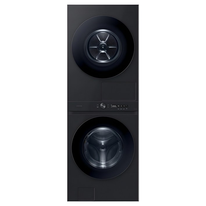 삼성전자 비스포크 그랑데 AI 원바디 Top Fit 세탁기 건조기 WF2117HCVVC 21kg 17kg 방문설치, WF2117HCVVC, 블랙캐비어