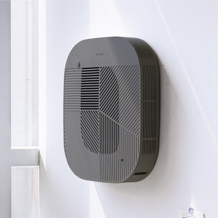 콤마 공기청정기 로브 벽걸이형 안방 아이방 소형, 라이트차콜