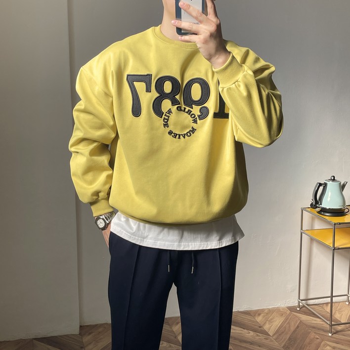1987 오버핏 맨투맨 4color