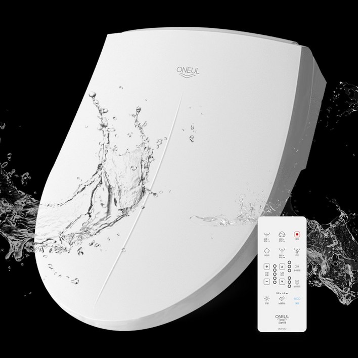 전문가들이 만든 오늘비데 필터가 필요없는 리모컨형 완벽방수비데 심플룸 OLB500 OLB550, 고객직접설치, OLB500