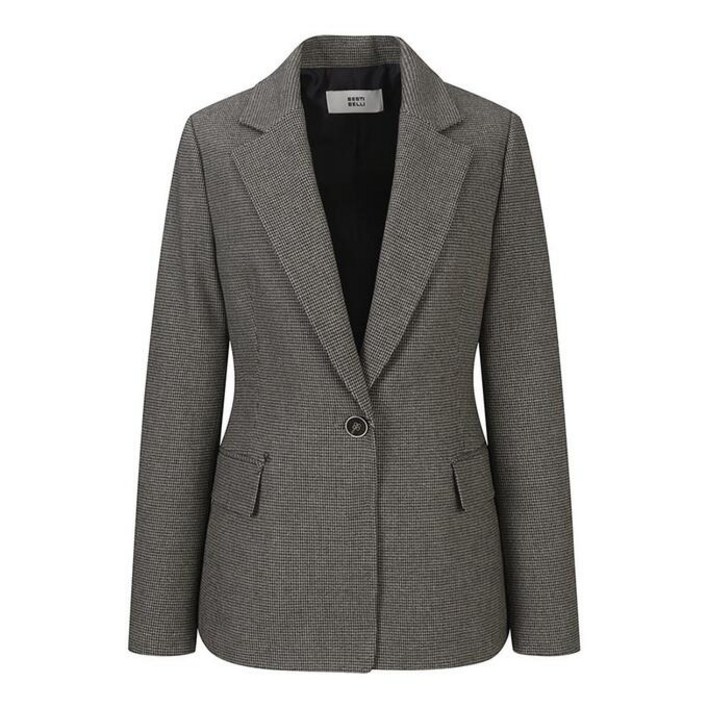 베스띠벨리 24FW 패턴 셋업 싱글 테일러드 자켓 BJJAI1111