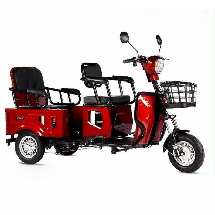 어르신 전동 스쿠터 3륜/3발 노인 어른용 오토바이, 1개, 48V 약 32km등판기능