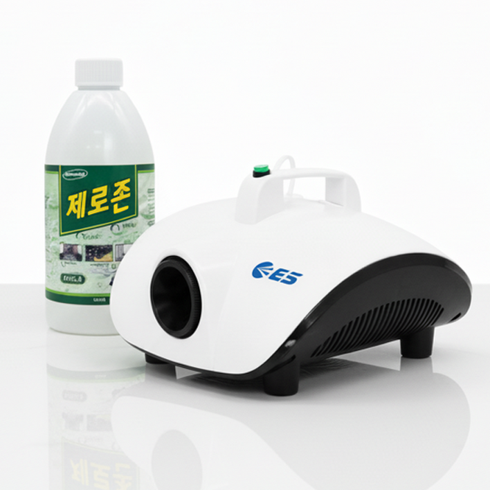 ES산업 피톤치드 연무기 N900  연무액 셀프 공간 방역 소독기 탈취 새집증후군 제거, 1세트, 500ml