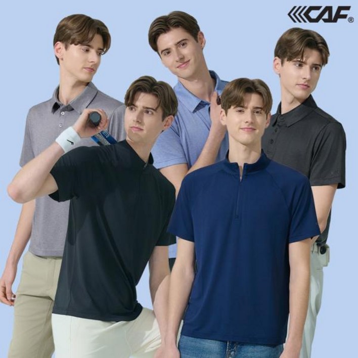 르까프남녀기능성티셔츠 2025 르까프 남성 기능성 반팔 티셔츠 5종