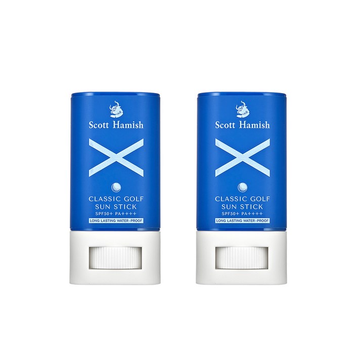 스콧해미쉬 클래식 골프 선스틱 SPF50PA, 18.5g, 2개