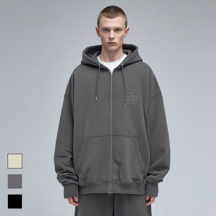 OHP 스탠다드 기모 후드집업 3colors