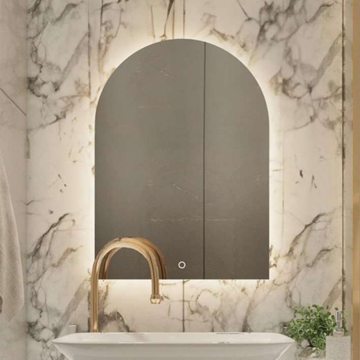 국산 LED 원형 거울 간접 조명거울 인테리어 욕실 화장대거울 방습기능