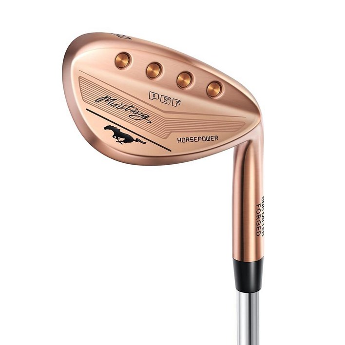 PGF 머스탱 풀 페이스 밀드 단조 하이토 골프 웨지 세트 남성용 [58도][오른손잡이][오른손잡이][로즈 골드] 484582