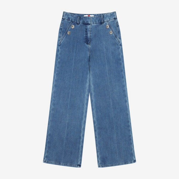 베스띠벨리  겨울 포인버튼 데님 팬츠 BJP2275