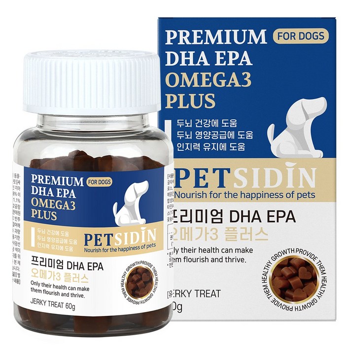 펫시딘 강아지 DHA EPA 오메가3 두뇌 건강 영양제, 오메가3, 1개, 두뇌건강 펫시딘 강아지 DHA EPA 오메가3 두뇌 건강 영양제, 오메가3, 1개, 두뇌건강