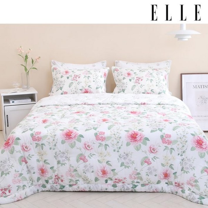 [브랜드매장판] 엘르 펠리즈 3M 모달 차렵이불Q_s