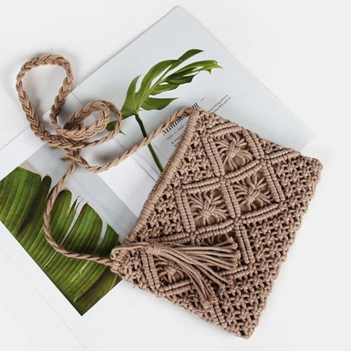 라탄 미니백 라탄백 여름 숄더백 여름 나들이 가방