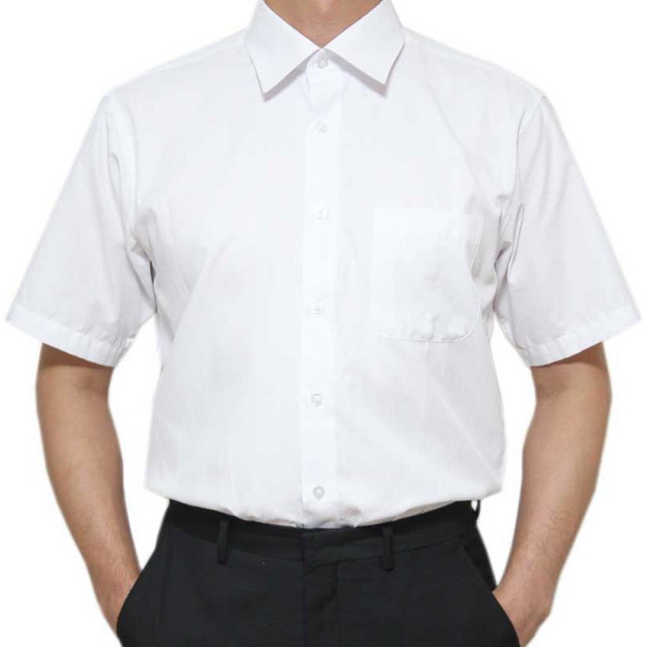 감탄사 남성용 빅사이즈130(4XL) 프리미엄 반팔 정장셔츠