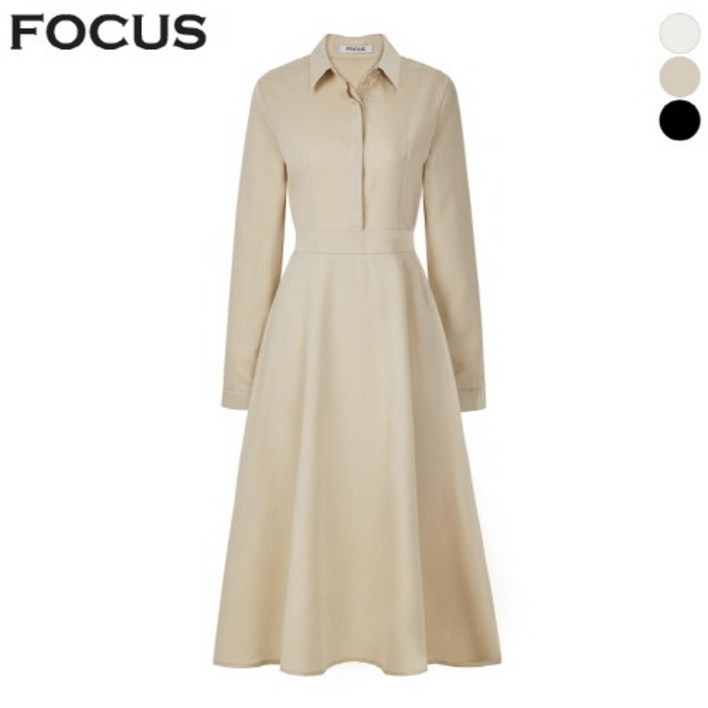 포커스 포커스 히든버튼카라원피스VF5S1OP3121
