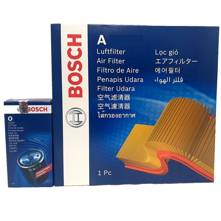 보쉬 현대 그랜드스타렉스 TQ 2.5 VGT 엔진오일교환 오일에어 필터 O1188A2204, O1188A2204, 1개