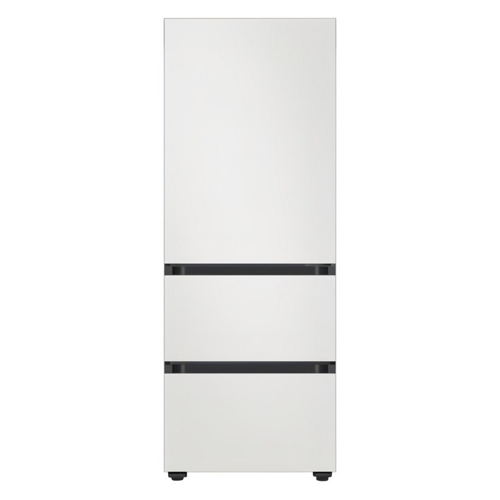 [색상선택형] 삼성전자 비스포크 313L 스탠드형 3도어 김치냉장고 김치플러스 키친핏 방문설치