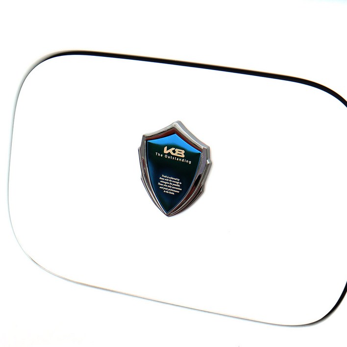 비브랜드더원스로고 레터링 각인 메탈 엠블럼 몰딩 본넷 트렁크 B필러 드레스업 액세서리 K8GL3 호환, 블루실버